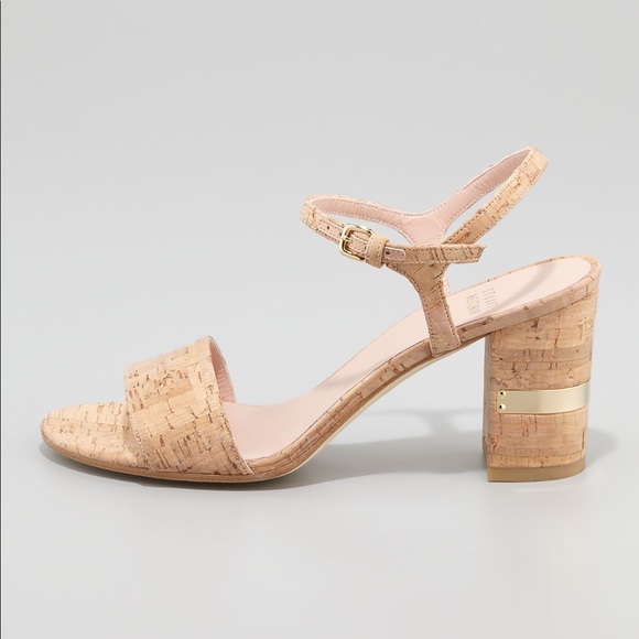 stuart weitzman cork heels